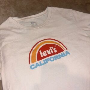 Levi's Retro California Tee with Rainbow Design